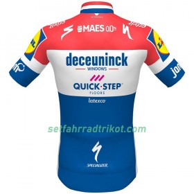 Fahrradbekleidung Radtrikot Kurzarm + Trägershorts 2020 Quick-Step Floors Niederländischer Meister N001